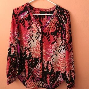 Worthington (PS) long sleeve blouse
